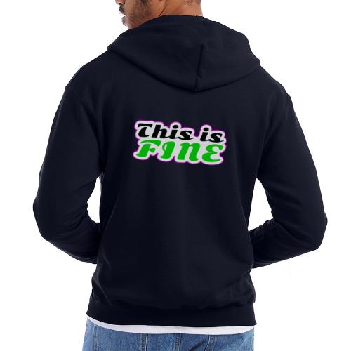 This Is Fine Balance - Champion Unisex Full Zip Hoodie