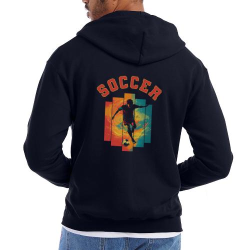 Soccer Heartbeat - Champion Unisex Full Zip Hoodie