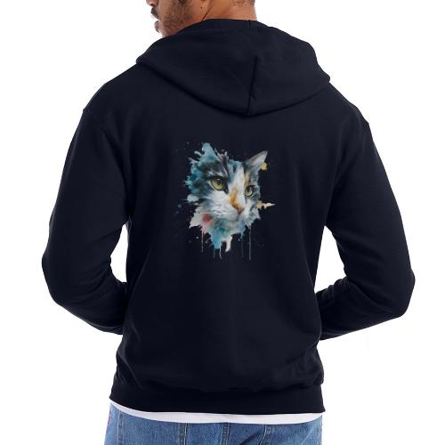 Watercolor cat face - Champion Unisex Full Zip Hoodie