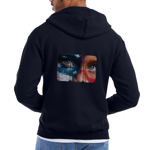 USA: Star-Spangled Glance - Champion Unisex Full Zip Hoodie