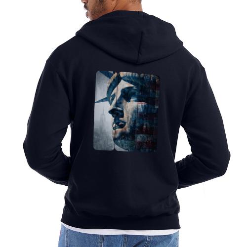 USA: Urban Liberty Triptych - Champion Unisex Full Zip Hoodie