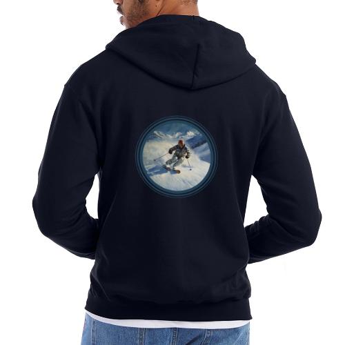 Skiing Power Moves - Champion Unisex Full Zip Hoodie