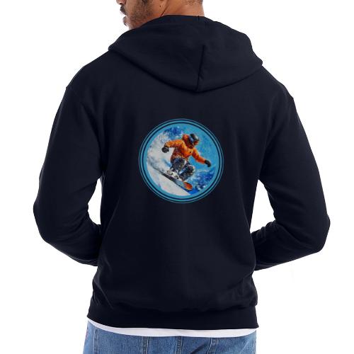 Snowboarding Motion - Champion Unisex Full Zip Hoodie