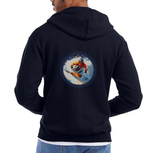 Snowboarding Rebel - Champion Unisex Full Zip Hoodie