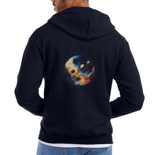 Chaotic Color Planets - Champion Unisex Full Zip Hoodie
