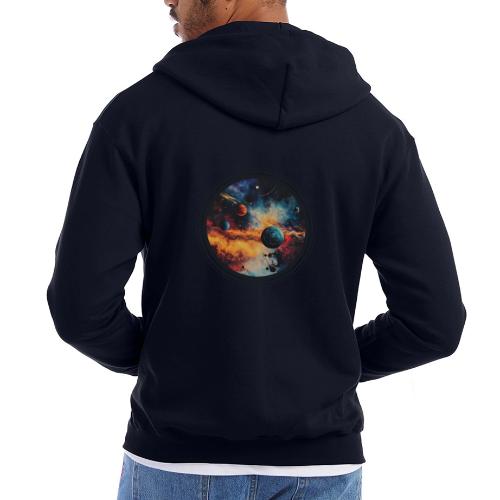Cosmic Brush Planets - Champion Unisex Full Zip Hoodie