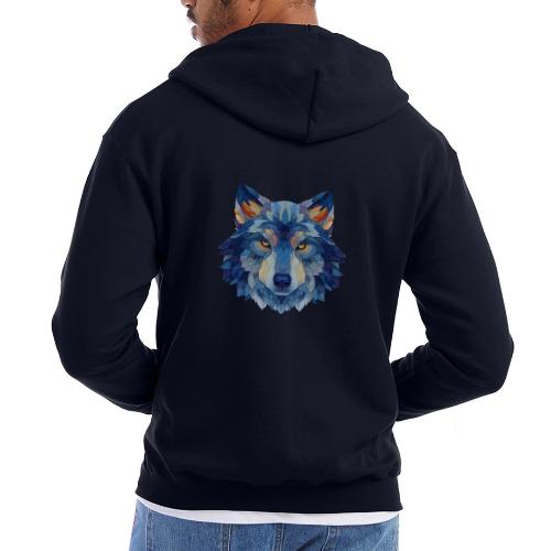 Wolf: Alpha Portrait - Champion Unisex Full Zip Hoodie