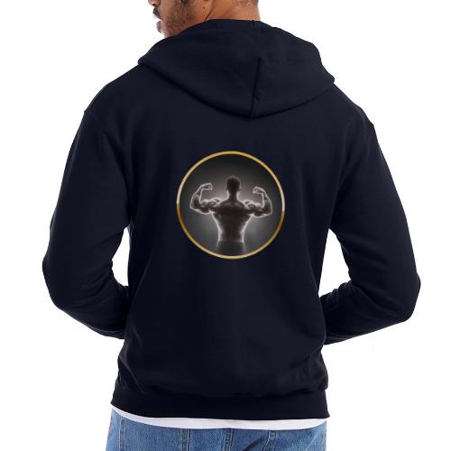 Bodybuilding: Neon Strength Frame - Champion Unisex Full Zip Hoodie