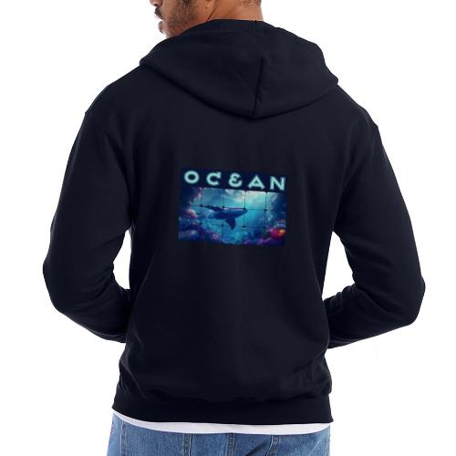 Ocean: Whale’s Path - Champion Unisex Full Zip Hoodie