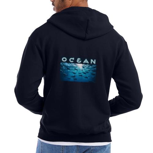 Ocean: Silver Tide - Champion Unisex Full Zip Hoodie