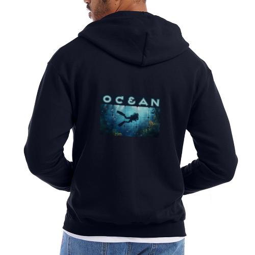 Ocean: Beneath the Blue - Champion Unisex Full Zip Hoodie