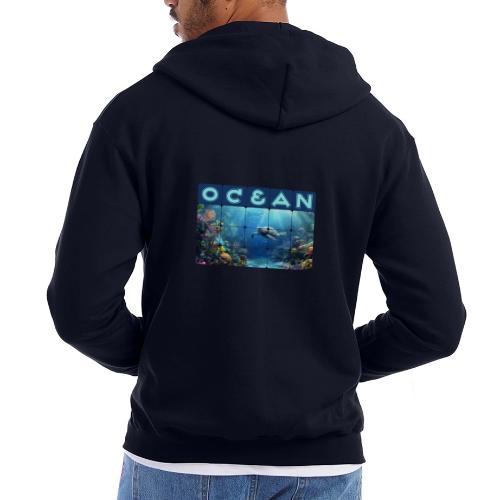 Ocean: Turtle Drift - Champion Unisex Full Zip Hoodie