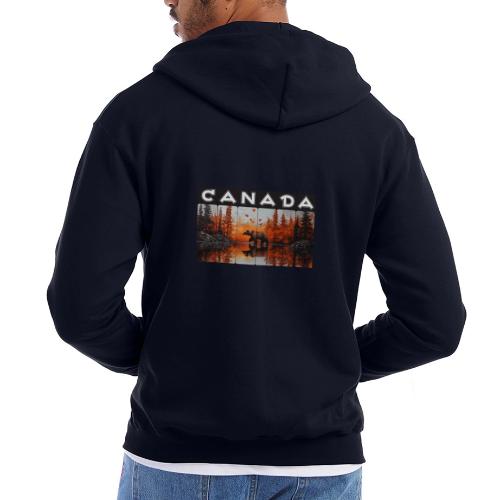 Canada Wilderness Art - Champion Unisex Full Zip Hoodie