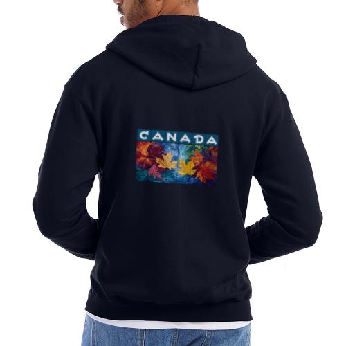 Canada in Brushstrokes - Champion Unisex Full Zip Hoodie