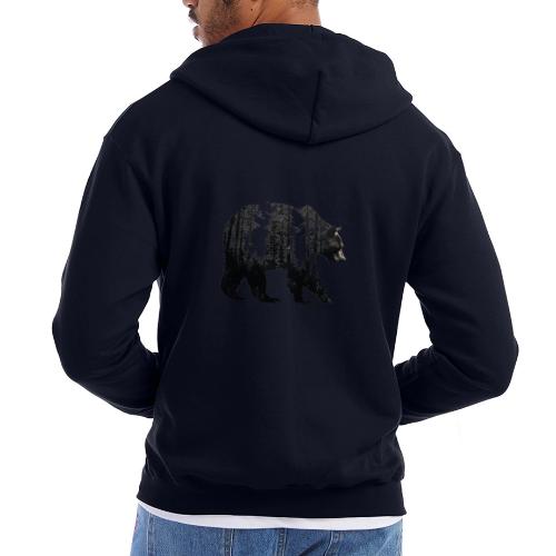 Evergreen Bear Silhouette - Champion Unisex Full Zip Hoodie