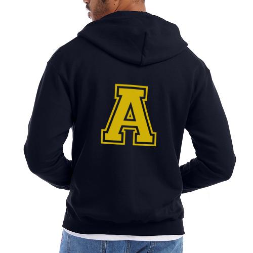Letter A – Capital Athletic Alphabet Monogram - Champion Unisex Full Zip Hoodie