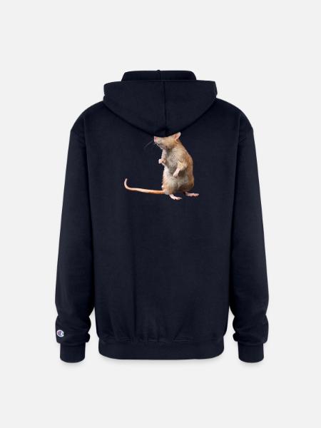 Mouse - Champion Unisex Full Zip Hoodie - navy