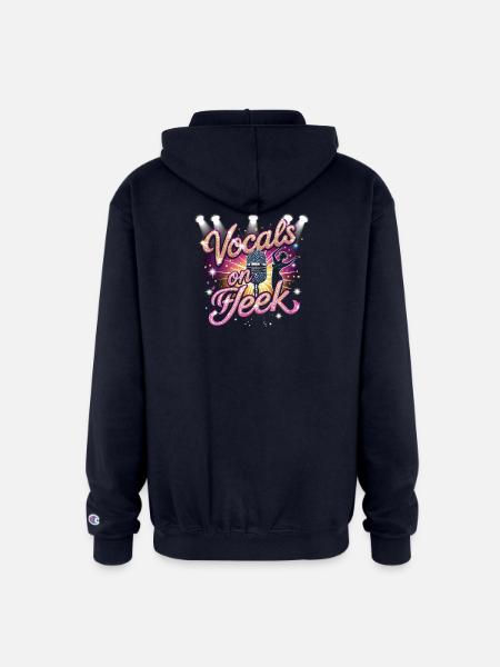 Karaoke Vocals On Fleek - Champion Unisex Full Zip Hoodie - navy
