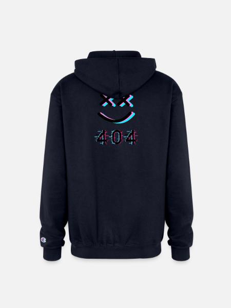 404 Fashion Error - Champion Unisex Full Zip Hoodie - navy