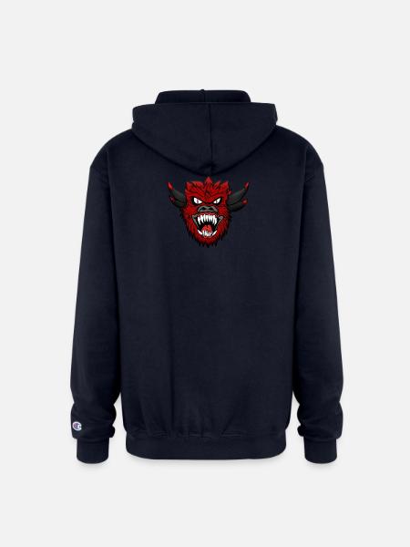 AnarchyMon - Champion Unisex Full Zip Hoodie - navy