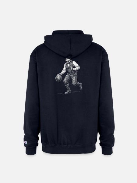 Chester A Arthur Basketball - Champion Unisex Full Zip Hoodie - navy