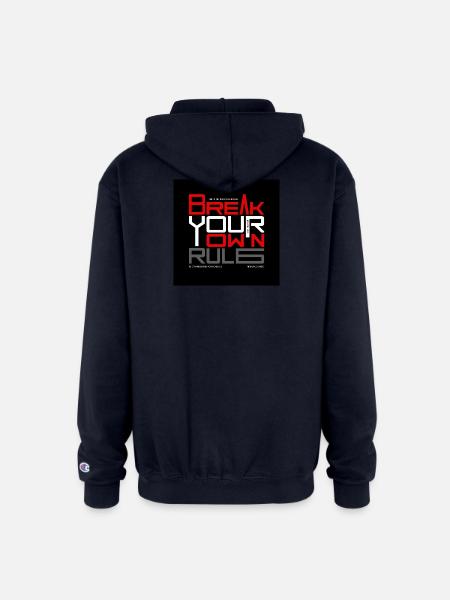 Break_the_limits-_Explosive_Action_Motivatt - Champion Unisex Full Zip Hoodie - navy