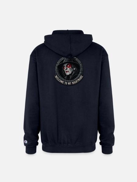 Nightmare Witch in Stone Ring - Champion Unisex Full Zip Hoodie - navy
