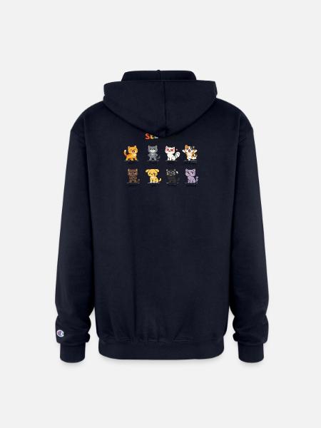 SEL-ebrate All The Feels - Champion Unisex Full Zip Hoodie - navy