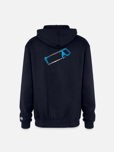 Hacksaw iron saw | Eisensäge - Champion Unisex Full Zip Hoodie - navy