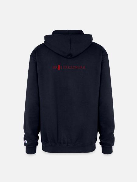HR Streetwork Urban Glyph - Champion Unisex Full Zip Hoodie - navy