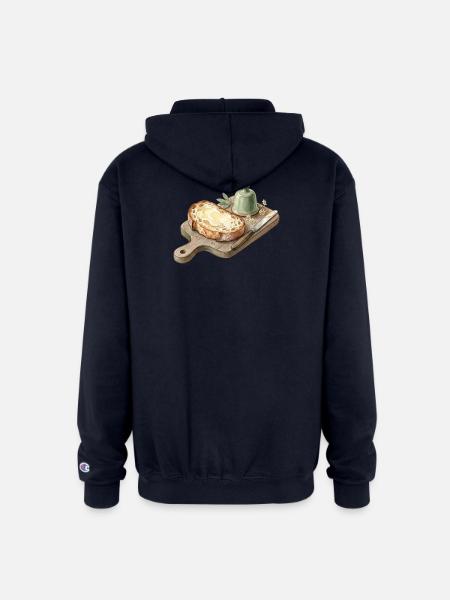 Toast & Tea - Champion Unisex Full Zip Hoodie - navy