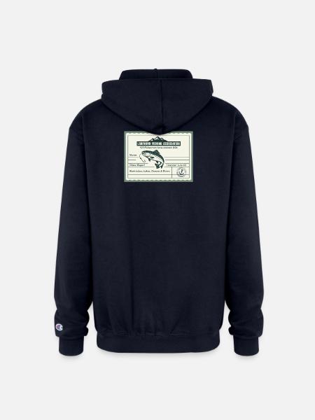 Fishing License PR - Champion Unisex Full Zip Hoodie - navy