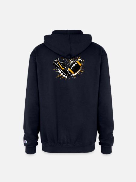 Sneaker Football Burst - Champion Unisex Full Zip Hoodie - navy