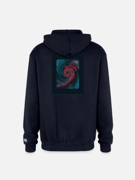 Spiral of Dreams - Champion Unisex Full Zip Hoodie - navy