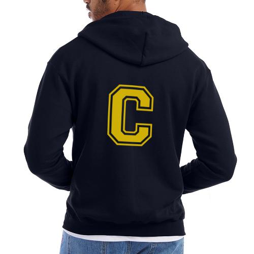 Letter C – Capital Athletic Alphabet Monogram - Champion Unisex Full Zip Hoodie