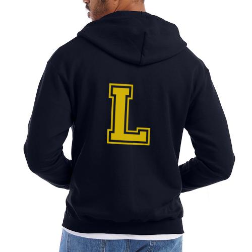Letter L – Capital Athletic Alphabet Monogram - Champion Unisex Full Zip Hoodie