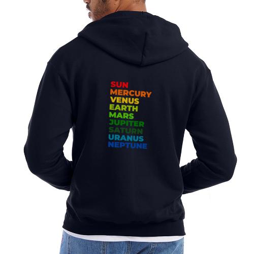 Color the solar system - Champion Unisex Full Zip Hoodie