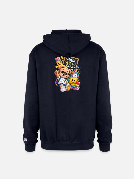 Go to school 🎒 - Champion Unisex Full Zip Hoodie - navy