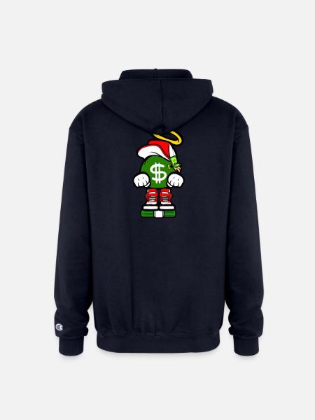 money - Champion Unisex Full Zip Hoodie - navy
