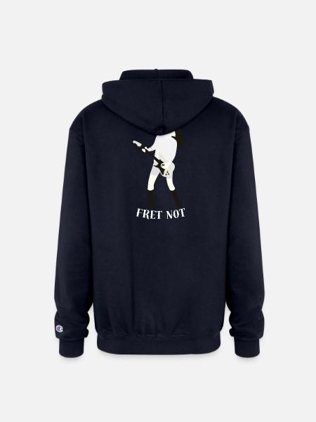 Fret_Not - Champion Unisex Full Zip Hoodie - navy