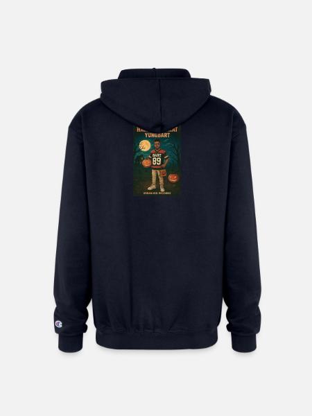 Halloween Heat Yungbart - Champion Unisex Full Zip Hoodie - navy