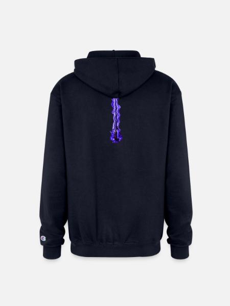 Violet Ember Dagger - Champion Unisex Full Zip Hoodie - navy