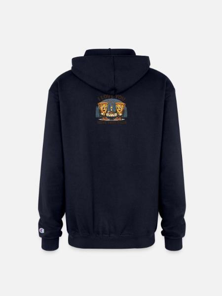 SLICE OF LOVE NYC - Champion Unisex Full Zip Hoodie - navy