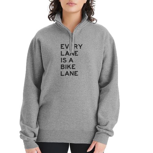 Every Lane is a Bike Lane - Champion Unisex 1/4 Zip Pullover Sweatshirt