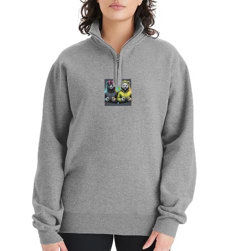 Gamer Bears - Champion Unisex 1/4 Zip Pullover Sweatshirt