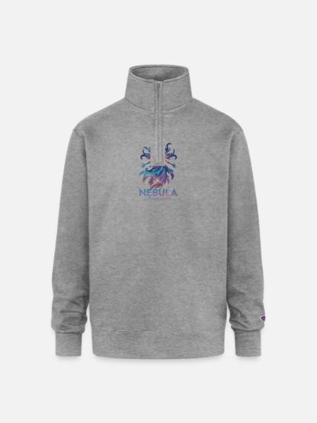 A157_-_Edited_result - Champion Unisex 1/4 Zip Pullover Sweatshirt - heather gray