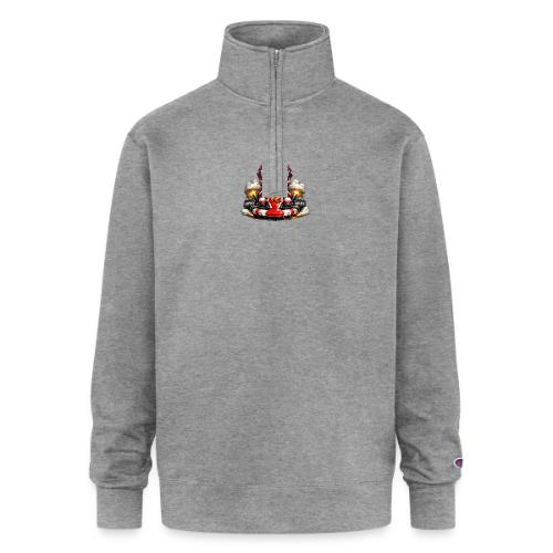 Carcadelogoracerfront - Champion Unisex 1/4 Zip Pullover Sweatshirt
