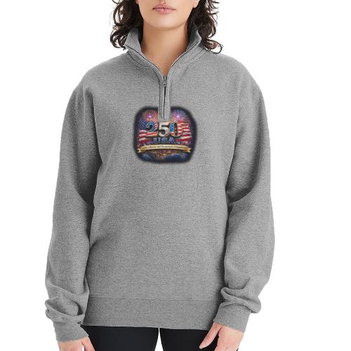 USA 250th Celebration - Champion Unisex 1/4 Zip Pullover Sweatshirt