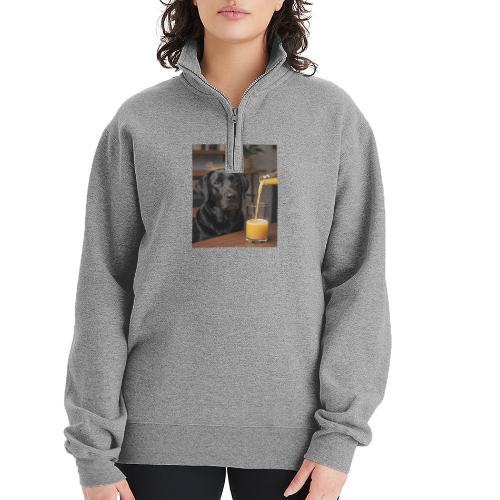 Golden Retriever Chill Juice Vibes - Champion Unisex 1/4 Zip Pullover Sweatshirt