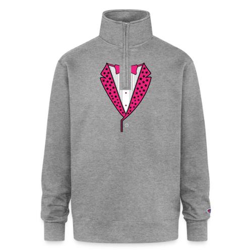 PINK STAR TUXEDO - Champion Unisex 1/4 Zip Pullover Sweatshirt